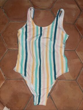 Ale-Hop | Striped one piece | sz M
